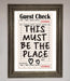 This Must Be The Place Beige Framed Wall Art - Hi Society