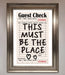 This Must Be The Place Beige Framed Wall Art - Hi Society
