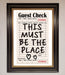 This Must Be The Place Beige Framed Wall Art - Hi Society