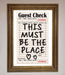This Must Be The Place Beige Framed Wall Art - Hi Society