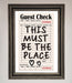 This Must Be The Place Beige Framed Wall Art - Hi Society