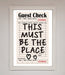 This Must Be The Place Beige Framed Wall Art - Hi Society