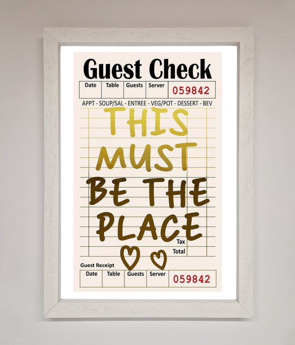 This Must Be The Place Foil Print - Hi Society