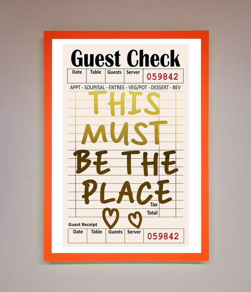 This Must Be The Place Foil Print - Hi Society