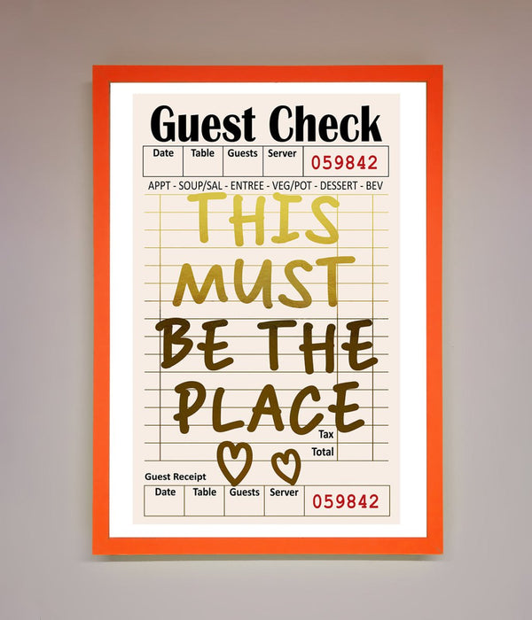 This Must Be The Place Foil Print - Hi Society