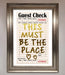 This Must Be The Place Foil Print - Hi Society
