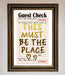 This Must Be The Place Foil Print - Hi Society