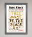 This Must Be The Place Foil Print - Hi Society