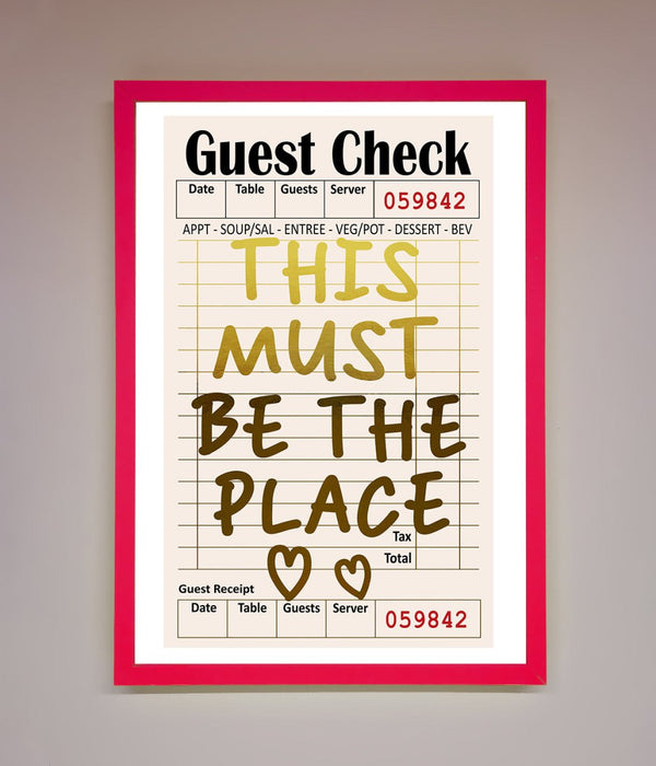 This Must Be The Place Foil Print - Hi Society