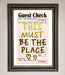 This Must Be The Place Foil Print - Hi Society