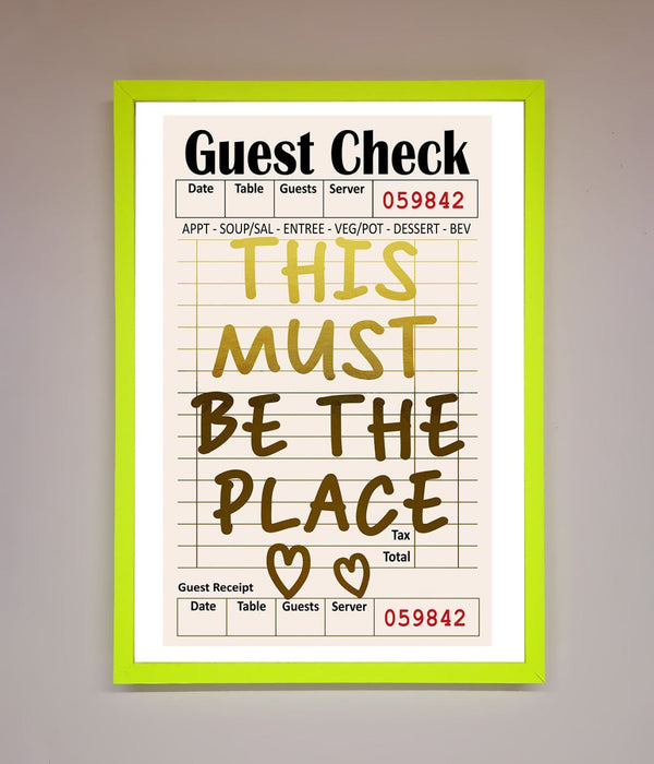 This Must Be The Place Foil Print - Hi Society