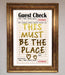 This Must Be The Place Foil Print - Hi Society