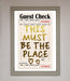 This Must Be The Place Foil Print - Hi Society