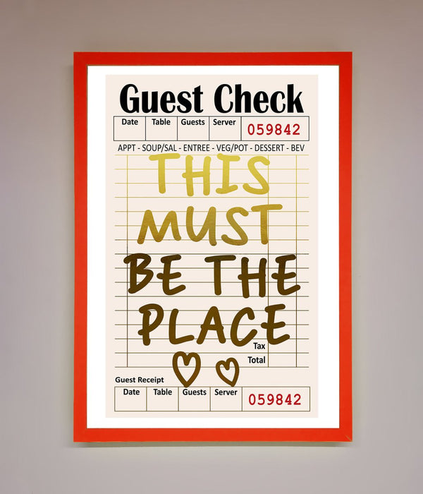 This Must Be The Place Foil Print - Hi Society