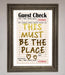 This Must Be The Place Foil Print - Hi Society