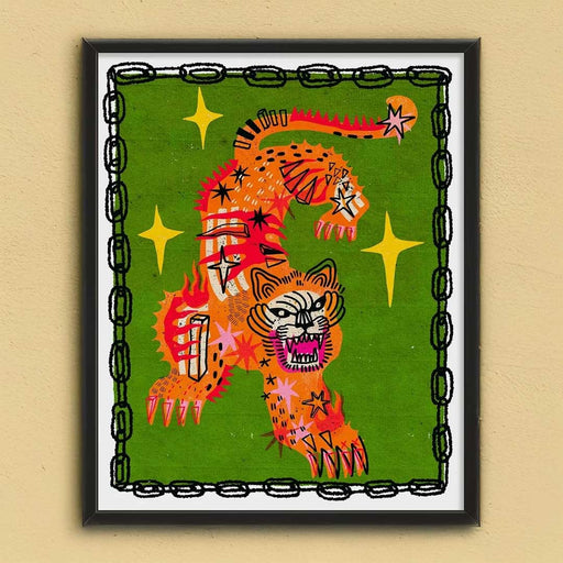 Tiger Charm Print - Art Prints