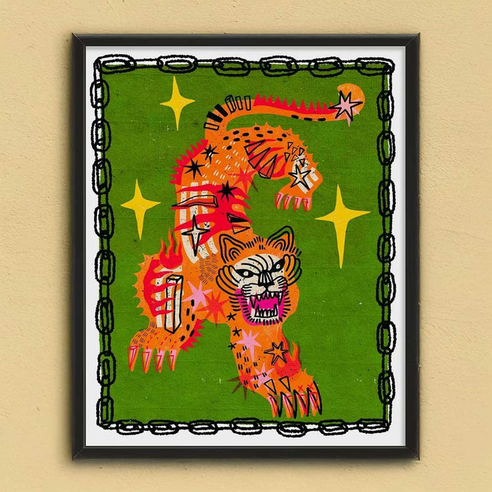 Tiger Charm Print - Art Prints