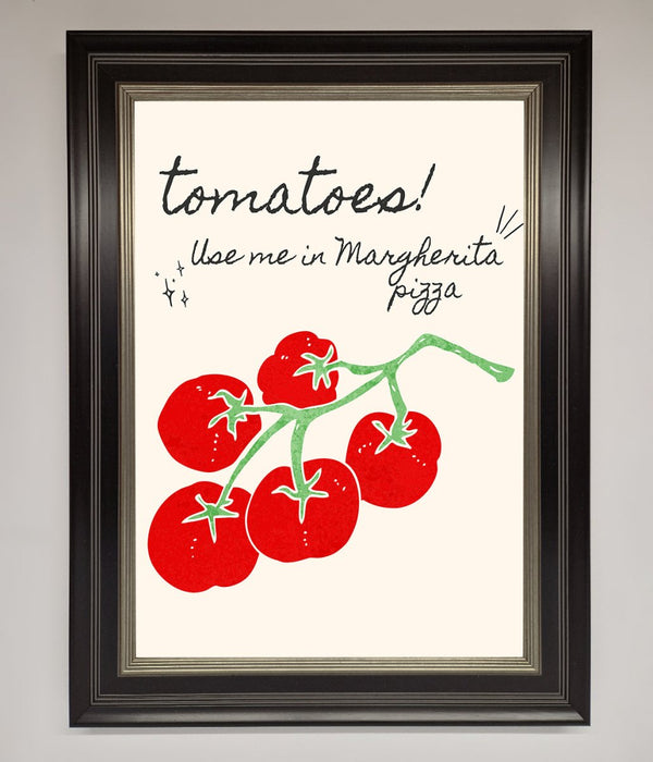 Tomatoes For Pizza Framed Poster - Hi Society
