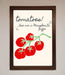 Tomatoes For Pizza Framed Poster - Hi Society