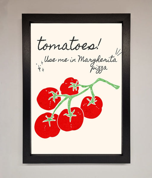 Tomatoes For Pizza Framed Poster - Hi Society