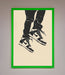 Trainers Bouncing Framed Wall Art - Hi Society