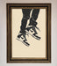 Trainers Bouncing Framed Wall Art - Hi Society