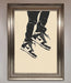 Trainers Bouncing Framed Wall Art - Hi Society