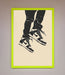 Trainers Bouncing Framed Wall Art - Hi Society