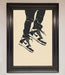 Trainers Bouncing Framed Wall Art - Hi Society