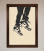 Trainers Bouncing Framed Wall Art - Hi Society