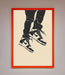 Trainers Bouncing Framed Wall Art - Hi Society