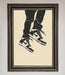 Trainers Bouncing Framed Wall Art - Hi Society