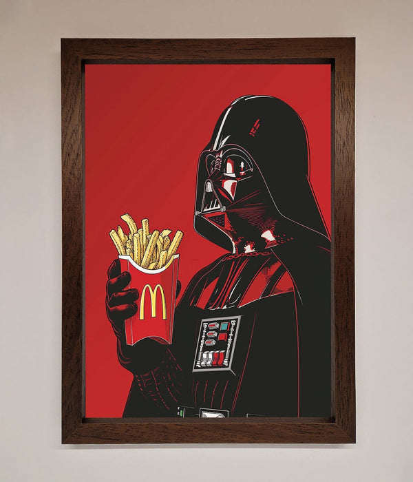 Vader French Fries Framed Poster - Hi Society