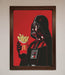 Vader French Fries Framed Poster - Hi Society