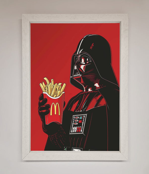 Vader French Fries Framed Poster - Hi Society