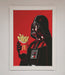 Vader French Fries Framed Poster - Hi Society