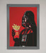 Vader French Fries Framed Poster - Hi Society