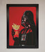 Vader French Fries Framed Poster - Hi Society