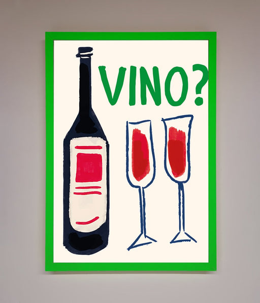 Vino Wine Framed Wall Art - Hi Society
