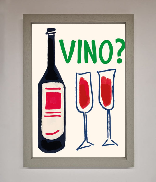Vino Wine Framed Wall Art - Hi Society