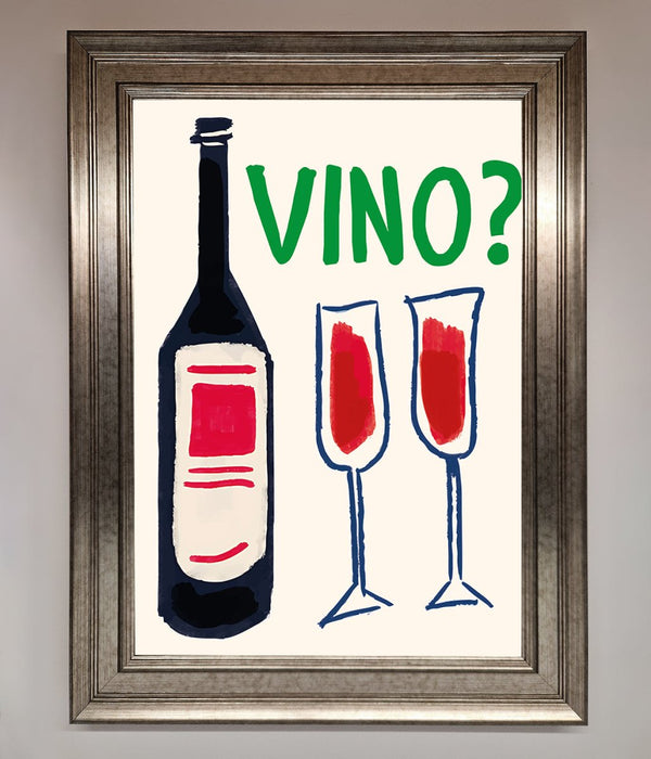 Vino Wine Framed Wall Art - Hi Society