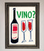 Vino Wine Framed Wall Art - Hi Society