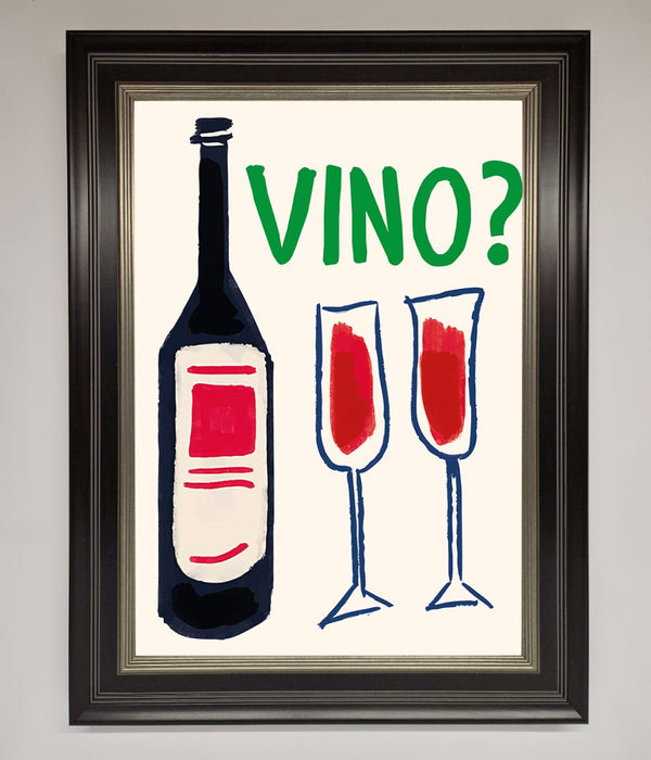 Vino Wine Framed Wall Art - Hi Society