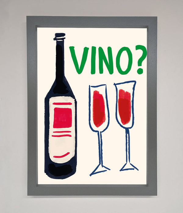 Vino Wine Framed Wall Art - Hi Society
