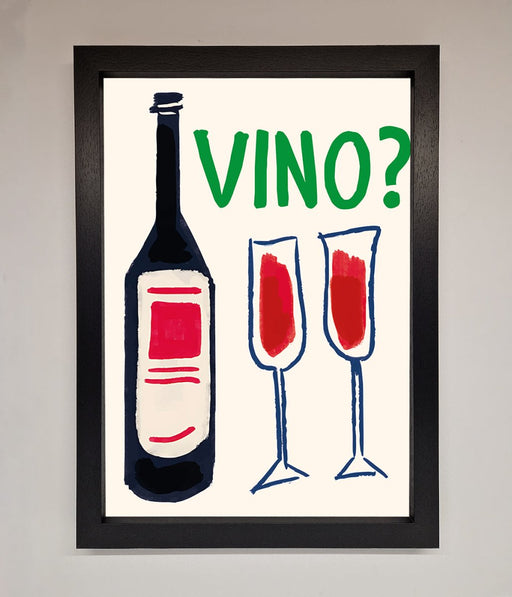 Vino Wine Framed Wall Art - Hi Society