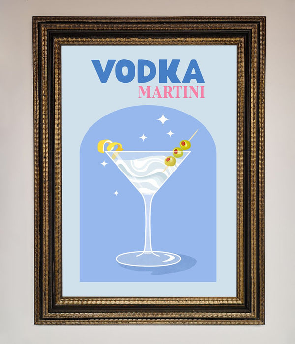 Vodka Martini Framed Wall Art - Hi Society