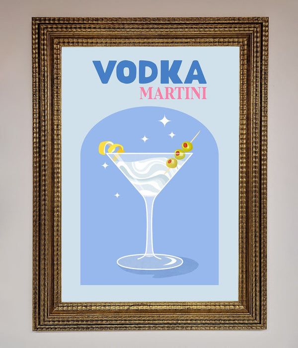 Vodka Martini Framed Wall Art - Hi Society