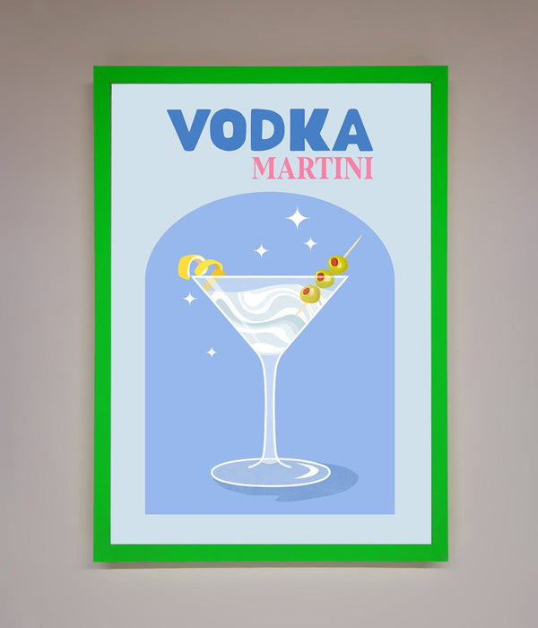 Vodka Martini Framed Wall Art - Hi Society