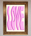 Wavy Love Pink Framed Poster - Hi Society
