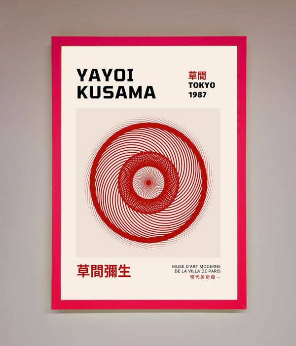 Yayoi Kusama 1987 Framed Wall Art - Hi Society